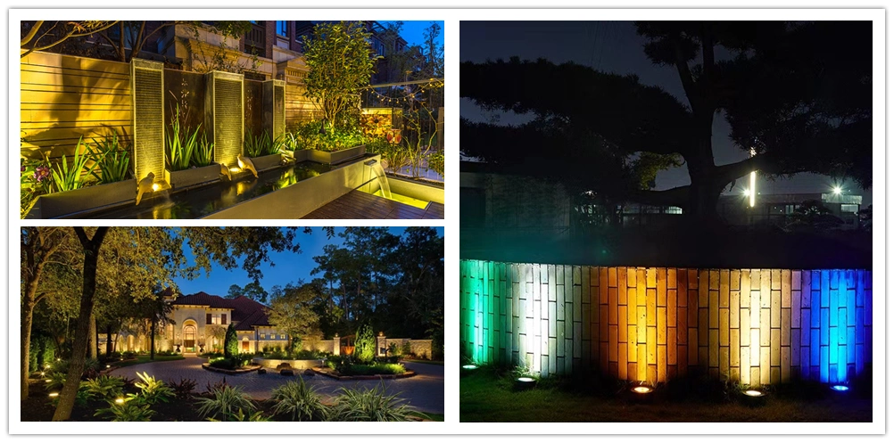 Brass LED Landscape up Light Fixture Outdoor Garden MR16 Spot Light