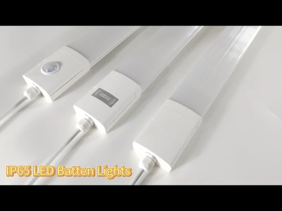 LED-Tri-Proof-Lichtleisten mit zu öffnenden Endkappen für einfachen Austausch des Treibers