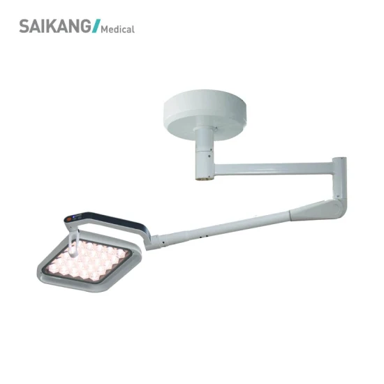 Sk-Lld7050A Saikang Double Dome Decke Schattenlose medizinische Untersuchung chirurgische mobile LED-Operationsleuchte mit Batterie