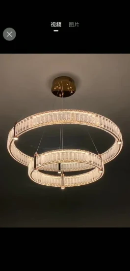Jing Tai Lighting Moderner dekorativer LED-Kristall-Kronleuchter, Innen-LED-Kristall-Kronleuchter, Zimmer-Schlafzimmer-Deckenleuchte